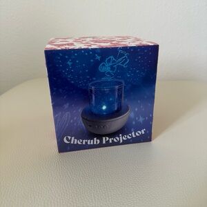 Cherub Projector with Blue Starry Design